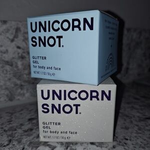 Unicorn Snot Glitter Gel Set Of 2 Sky Blue And Silver New In Box